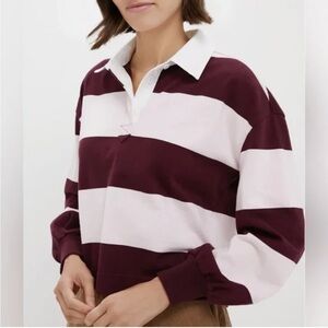 Sonoma rugby stripe pullover
